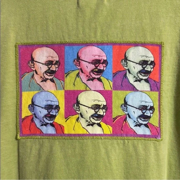 Blu Nomad Gandhi Cotton Long Sleeve Size: XL Made in India Soft Yoga Meditation - Picture 1 of 8